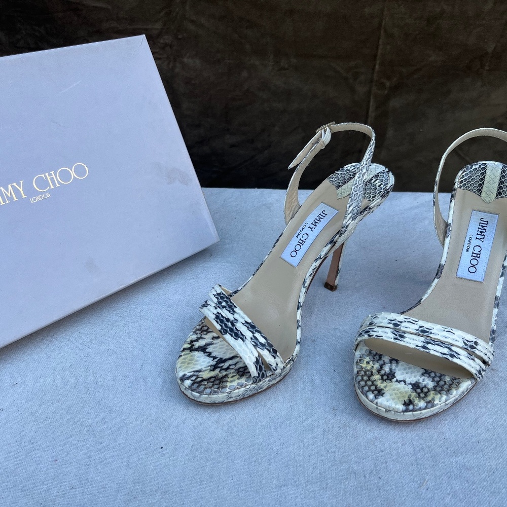 Jimmy Choo Snake Slingback